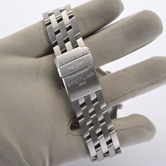 NOS Breitling Crosswind A13355 Silver Dial 43mm Automatic Men's Watch w/B&P - Picture 12 of 16